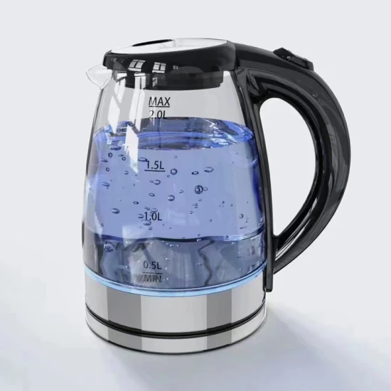 Chaudière à eau rapide Bouilloire en verre Bouilloires électriques Smart Jug Kettle Teapot 1.8L Coffee Tea Maker