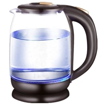 Bouilloire électrique de l'eau 1.8L en verre de Borosilicate d'appareils ménagers de ménage