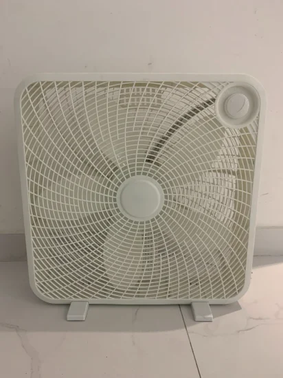 Ventilateurs de circulation d'air légers en gros 20 pouces 3 réglages de vitesse ventilateur de boîte blanc 110V UL