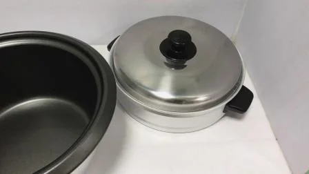 Cuiseur à riz à tambour de 2,2 L avec cuiseur vapeur en aluminium